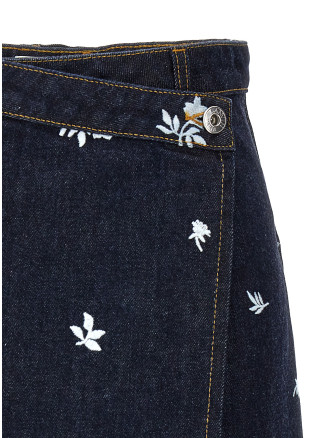 All-over embroidery skirt #