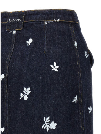 All-over embroidery skirt #