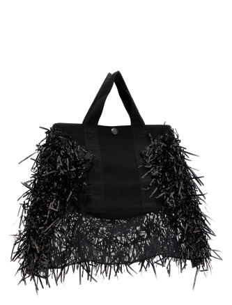 Fringed handbag #