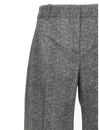 Брюки ERMANNO SCERVINO Herringbone trousers (D476P308ZFYS4706) #