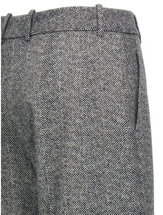 Брюки ERMANNO SCERVINO Herringbone trousers (D476P308ZFYS4706) #
