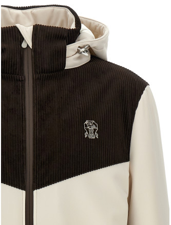 Повседневная куртка BRUNELLO CUCINELLI Corduroy insert ski jacket (MM134KG12CLN14) #