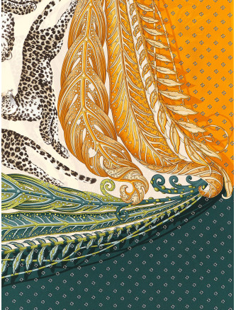 'Madras' print scarf #