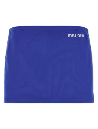 Logo embroidery skirt