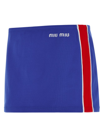 Logo embroidery skirt #