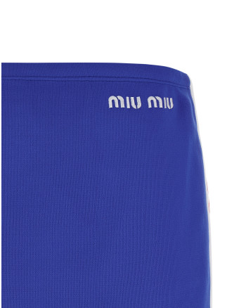 Logo embroidery skirt #