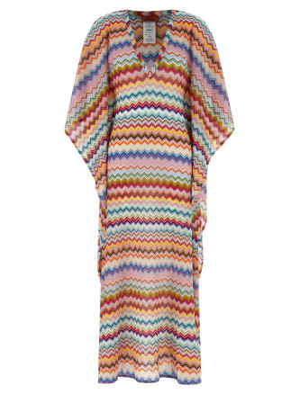 Макси MISSONI Zigzag knit dress