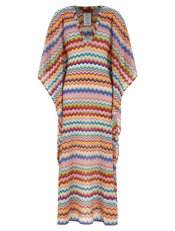 Макси MISSONI Zigzag knit dress (MC23SQ05BR014FSM9WV) #1