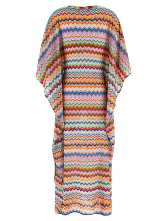 Макси MISSONI Zigzag knit dress (MC23SQ05BR014FSM9WV) #
