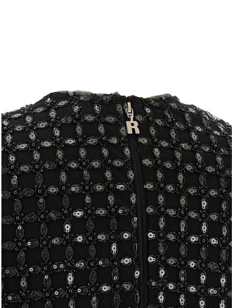 'Beaded Oversize' top #