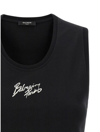'Balmain Paris' print top #