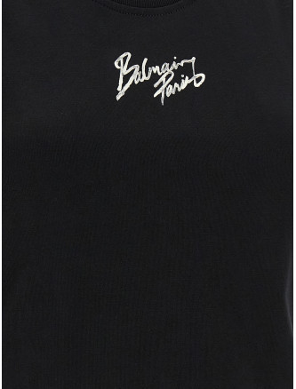 'Balmain Paris' print top #