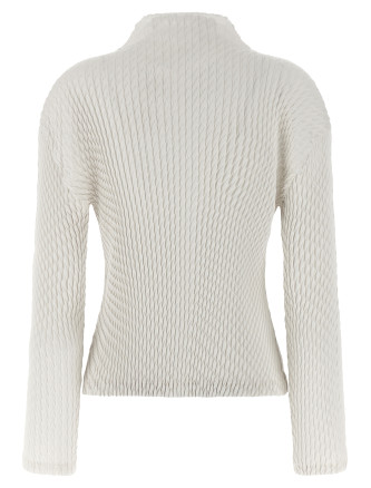 'Sleek Pleats' cardigan #