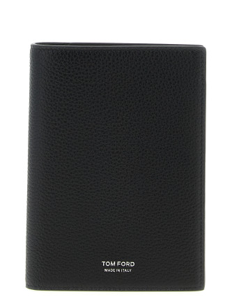 Hammered leather passport holder