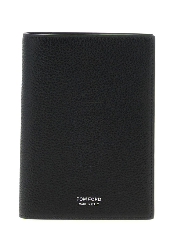 Hammered leather passport holder #1