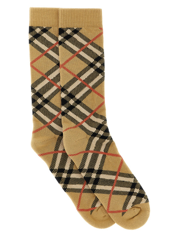 Носки BURBERRY Check socks (8119722SANDIPCHECK) #1