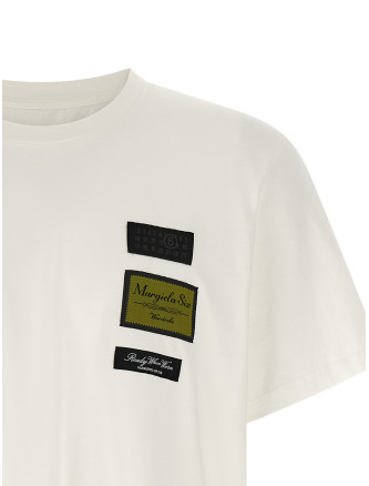 'etichette' patch t-shirt #