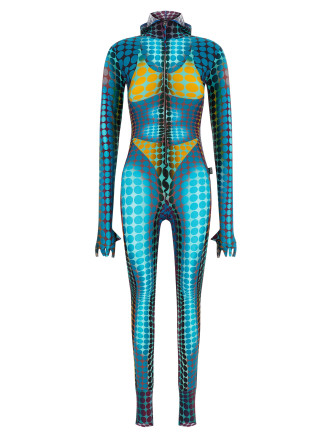 'Re-edition - The Blue dots Print' jumpsuit