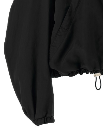 Hooded bomber jacket #