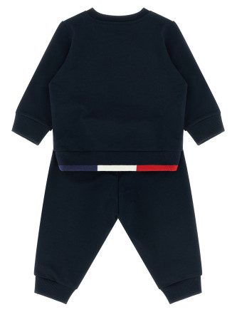 Tricolor hem sweatshirt + joggers #