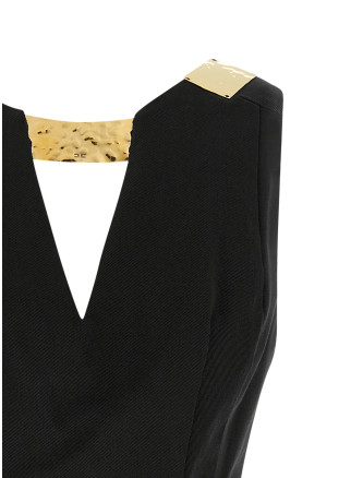 Metal plaque dress #