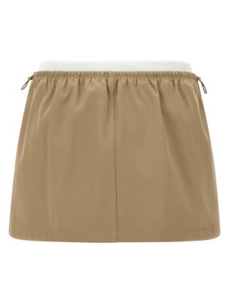 Double layer waist skirt #