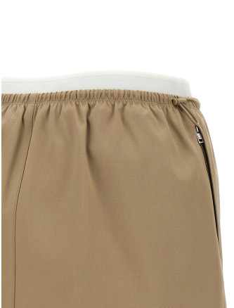 Double layer waist skirt #
