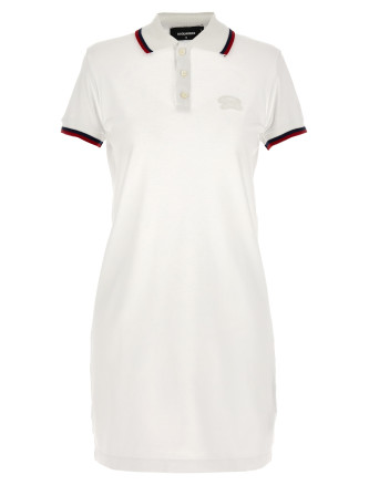 Maxi cut out polo dress