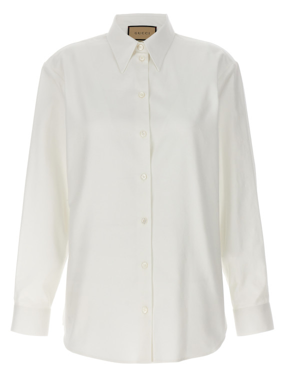 Рубашка, блузка GUCCI Oxford Shirt (772008ZAO7X9011) #1