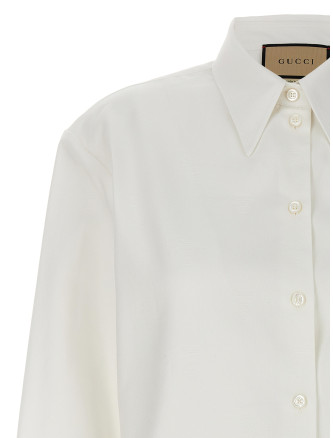 Рубашка, блузка GUCCI Oxford Shirt (772008ZAO7X9011) #