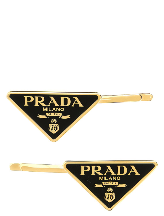 Set of 2 logo hair clips #1