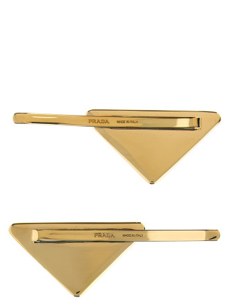 Set of 2 logo hair clips #