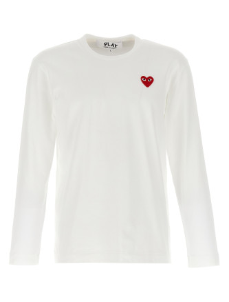 Футболка COMME DES GARÇONS PLAY Logo patch t-shirt