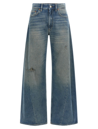 Джинсы MM6 MAISON MARGIELA Wide leg jeans