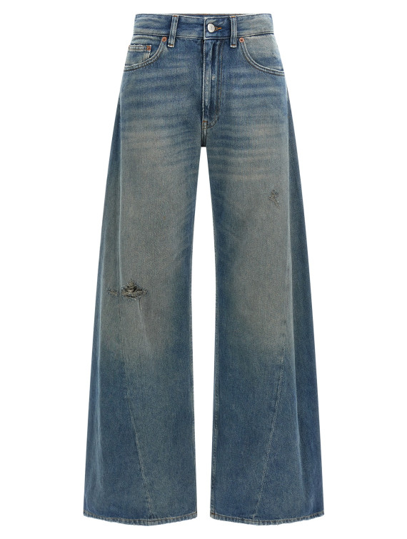 Джинсы MM6 MAISON MARGIELA Wide leg jeans (S52LA0238M30017994) #1