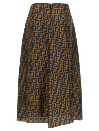 Миди FENDI FF skirt (FQ7601A8G3F1440) #
