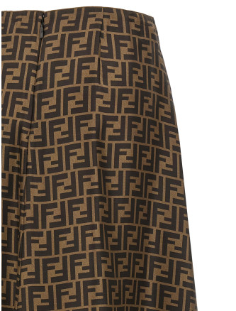 Миди FENDI FF skirt (FQ7601A8G3F1440) #