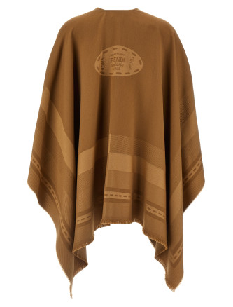 Накидка FENDI Jacquard poncho (FXX775AUM2F0QB8) #