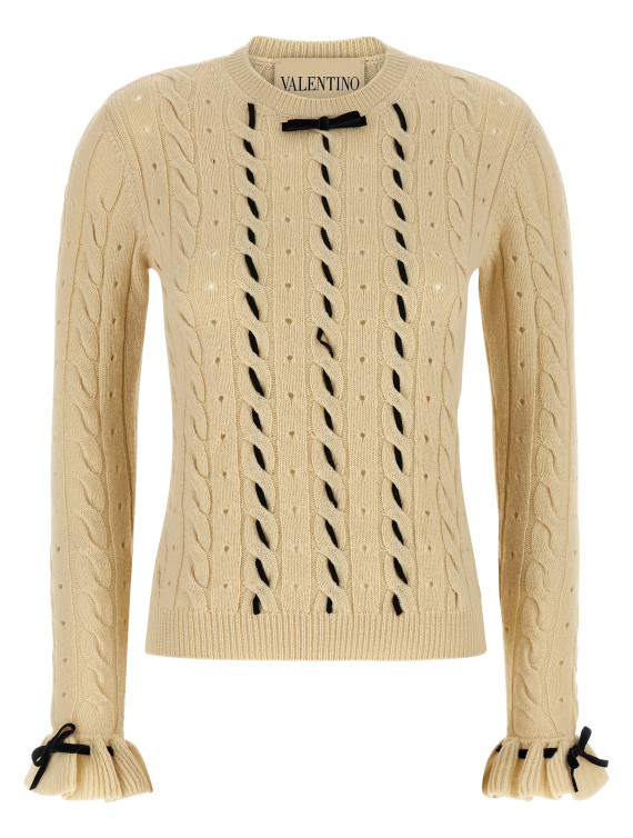 Свитер, кардиган VALENTINO GARAVANI Valentino Garavani wool sweater (B3KC66Z9K9ET5) #1