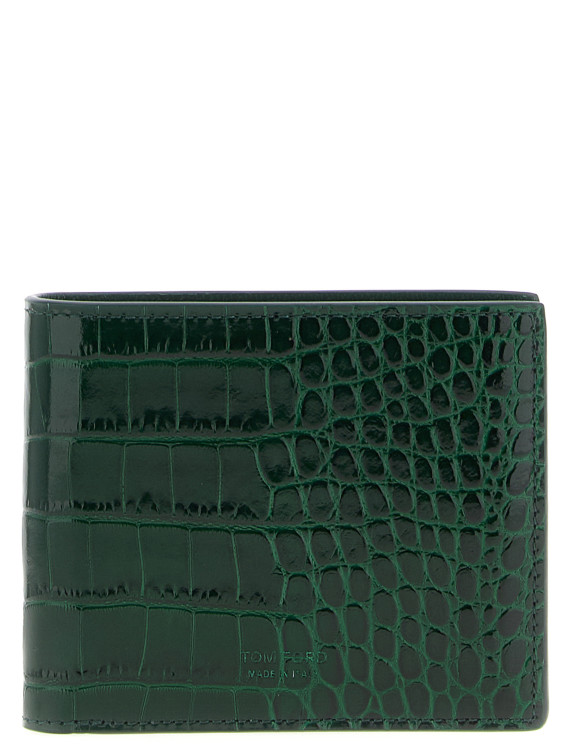 Crocodile leather wallet #1