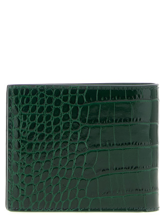 Crocodile leather wallet #