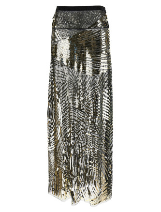 Мини EMILIO PUCCI Semi-transparent maxi skirt
