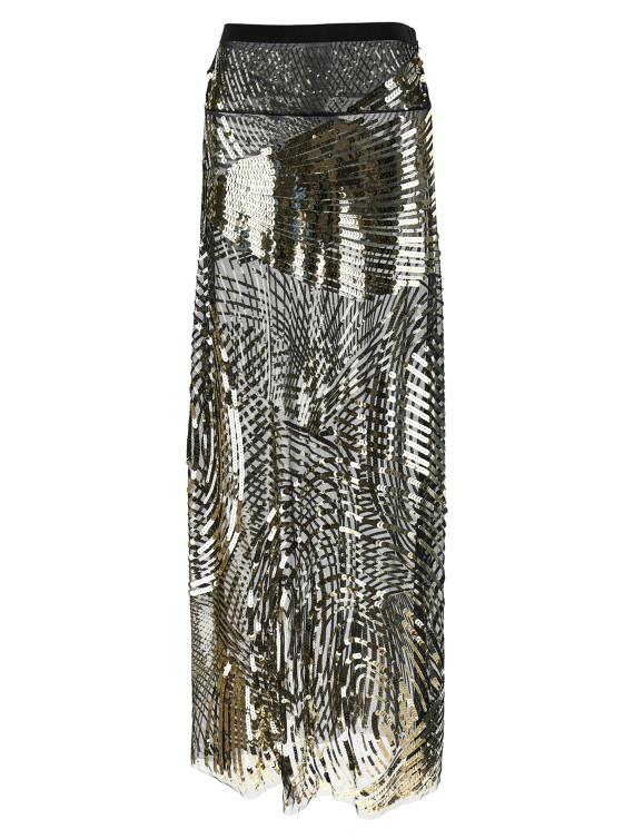 Мини EMILIO PUCCI Semi-transparent maxi skirt (5URW305U941999) #1