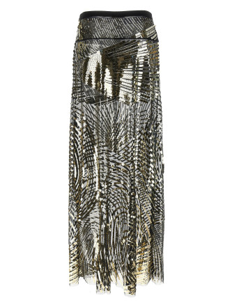 Мини EMILIO PUCCI Semi-transparent maxi skirt (5URW305U941999) #
