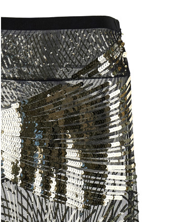 Мини EMILIO PUCCI Semi-transparent maxi skirt (5URW305U941999) #