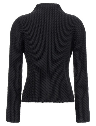 'Sleek Pleats' cardigan #