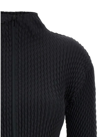 'Sleek Pleats' cardigan #