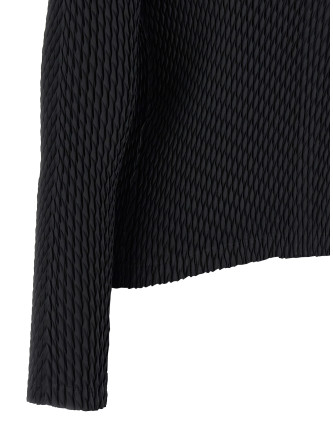 'Sleek Pleats' cardigan #