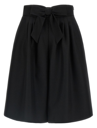 Бермуды, шорты VALENTINO GARAVANI Valentino Garavani bow bermuda shorts