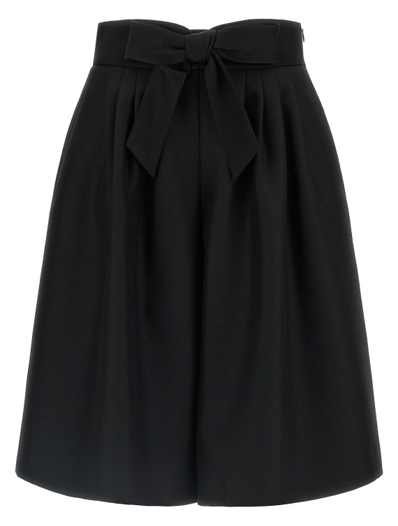 Бермуды, шорты VALENTINO GARAVANI Valentino Garavani bow bermuda shorts (B3RD0N22TS0NO) #1